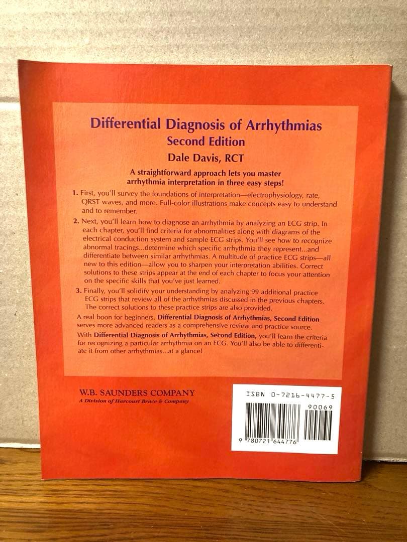 洋書 Differential Diagnosis of Arrhythmias