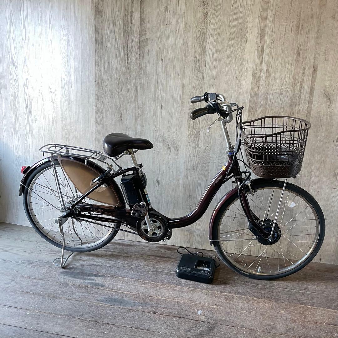 ブリヂストン 電動アシスト自転車 フロンティア 24インチ ブラウン