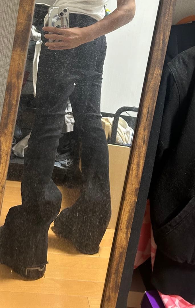 Rick owens bolan 似 フレアデニム