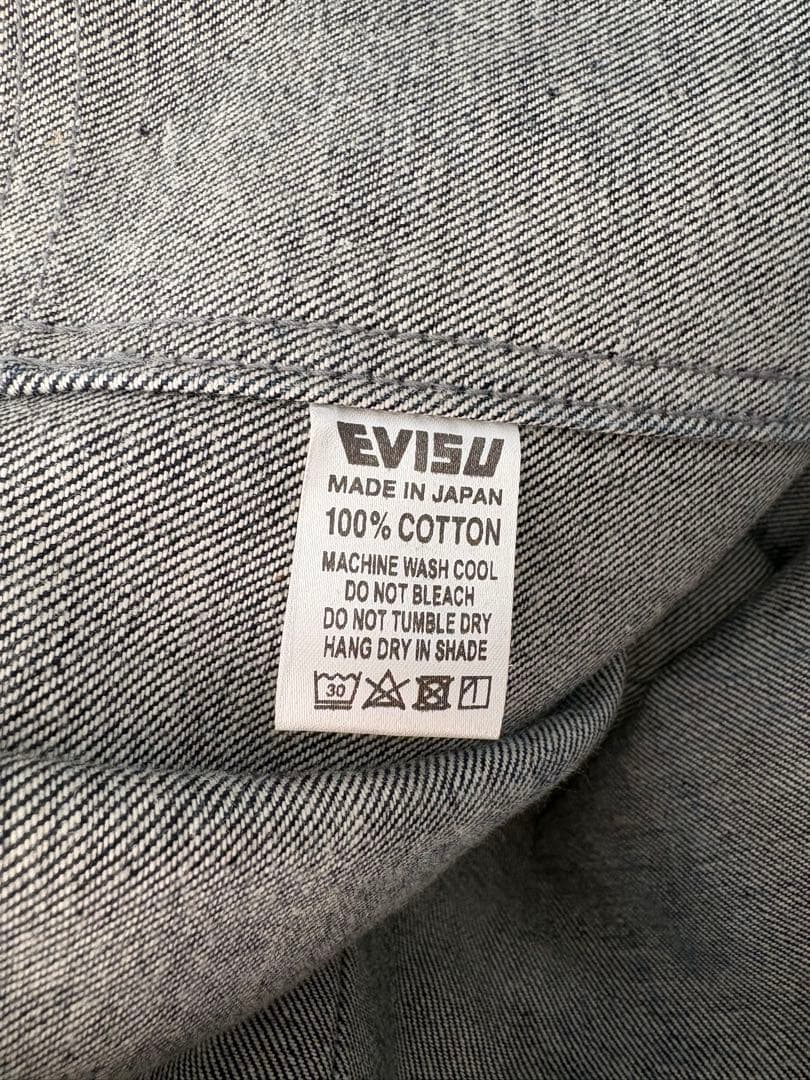 EVISU エヴィス　カモメ刺繍ポケット大サイズデニムトートバッグ