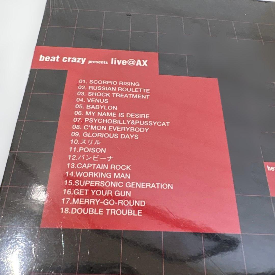 新品未開封　布袋寅泰/beat crazy presents live@AX