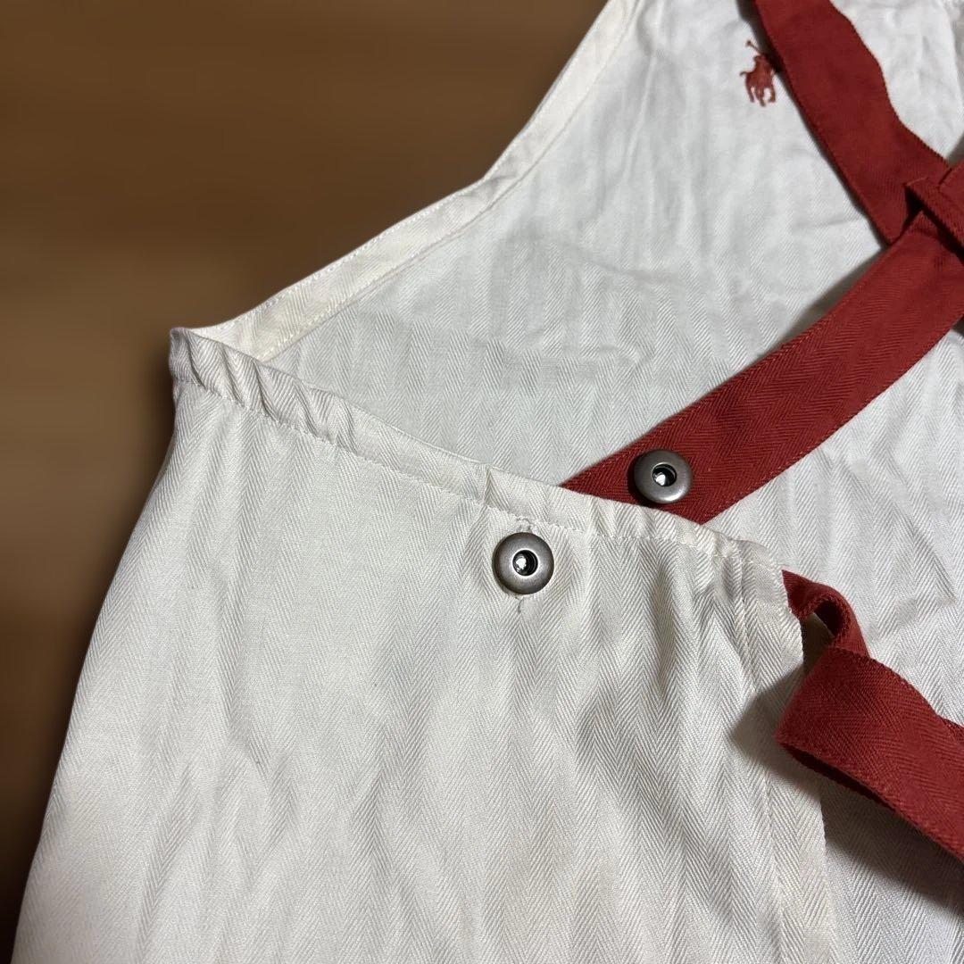 新品　Ralph Lauren クロスバックエプロン クリーム　送料無料
