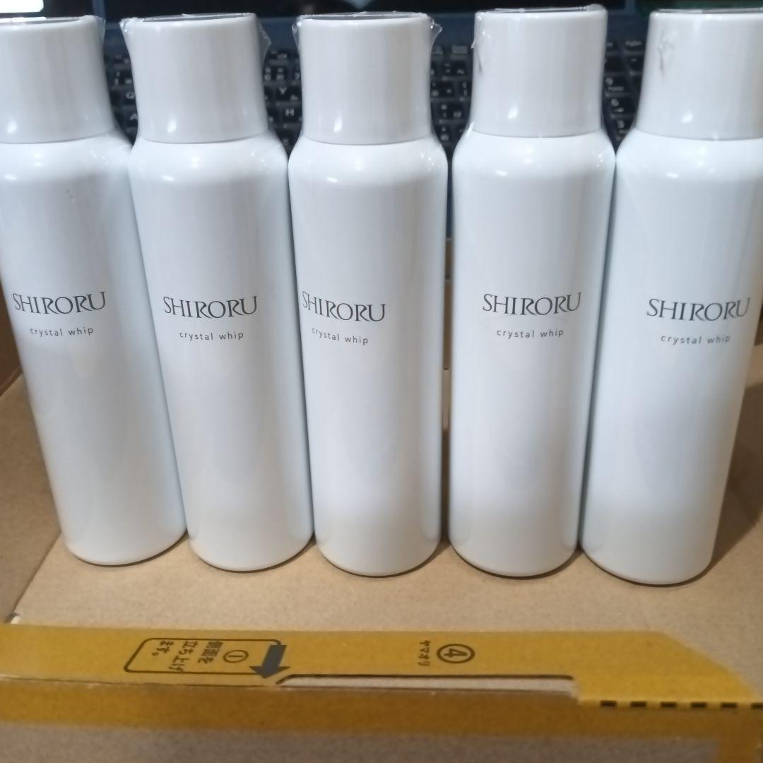 SHIRORU シロル　クリスタルホイップ　洗顔フォーム　5本セット