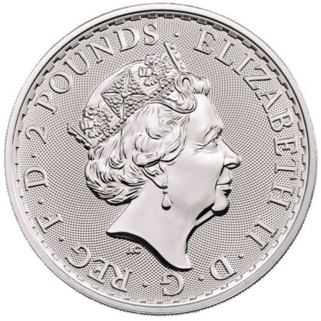 ねこさん専用　20021年 1oz シルバー ブリタニア 　イギリス