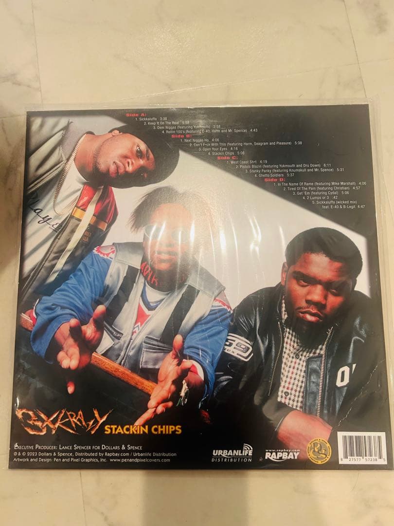 洋楽 STACKIN CHIPS \"2LP\"(COLORED VINYL) g rap