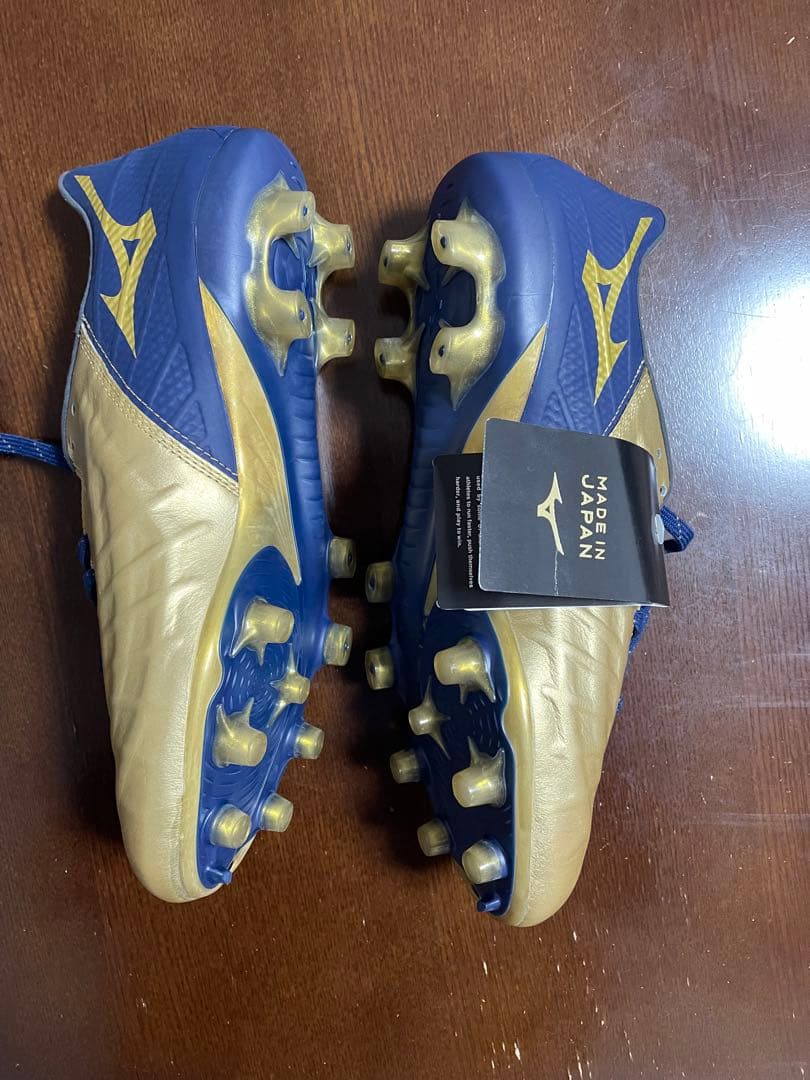 新品 ミズノ　レビュラ made in JAPAN ゴールド ネイビー