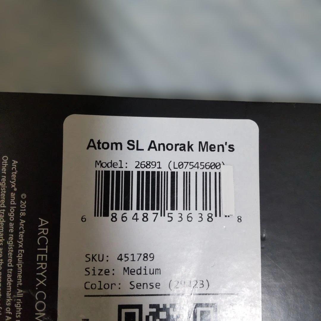 ヨ*シ様 美品 ARCTERYX Atom SL Anorak Men's Se