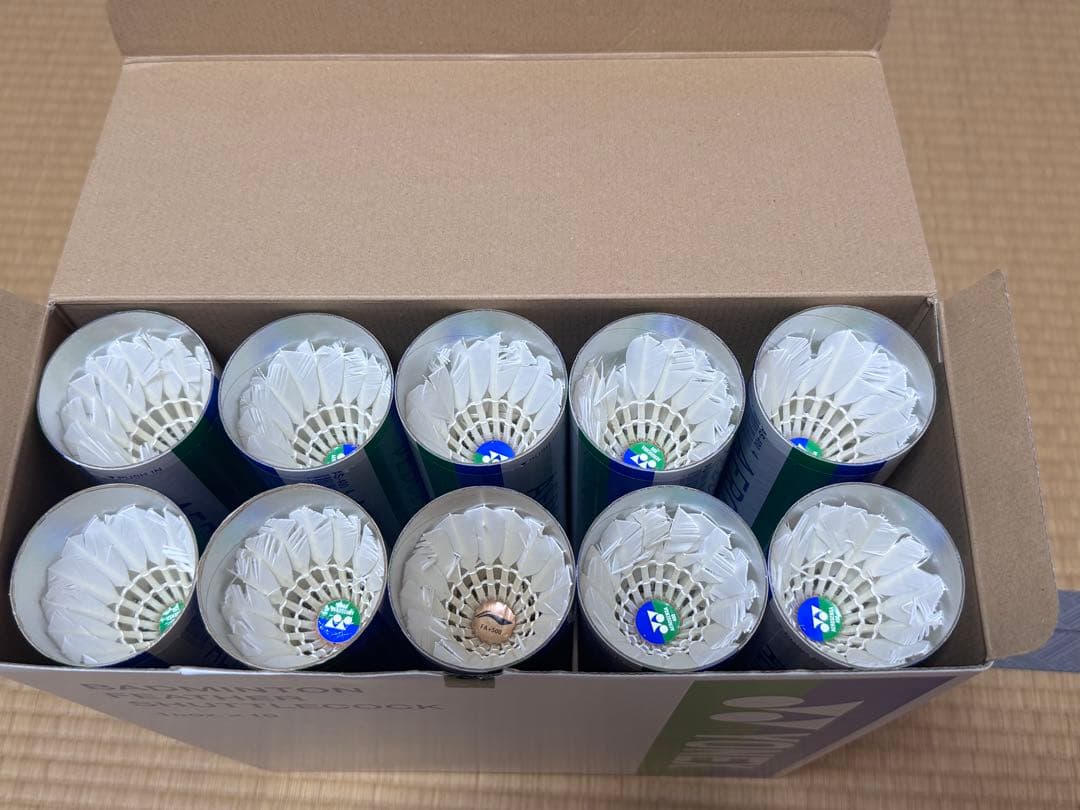 使用済みバドミントンシャトル120個 ⑨