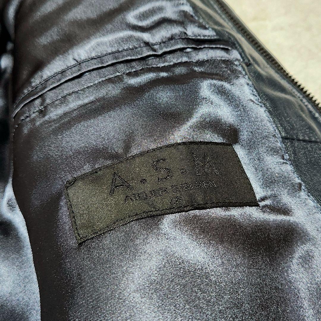 美品✨️ A.S.M レザージャケット シングルライダース ラムレザー 本革