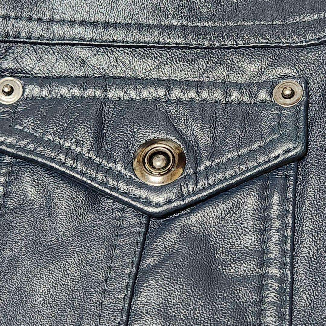 美品✨️ A.S.M レザージャケット シングルライダース ラムレザー 本革