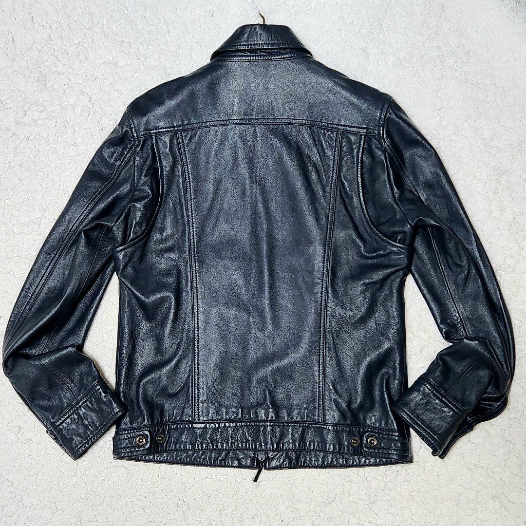 美品✨️ A.S.M レザージャケット シングルライダース ラムレザー 本革