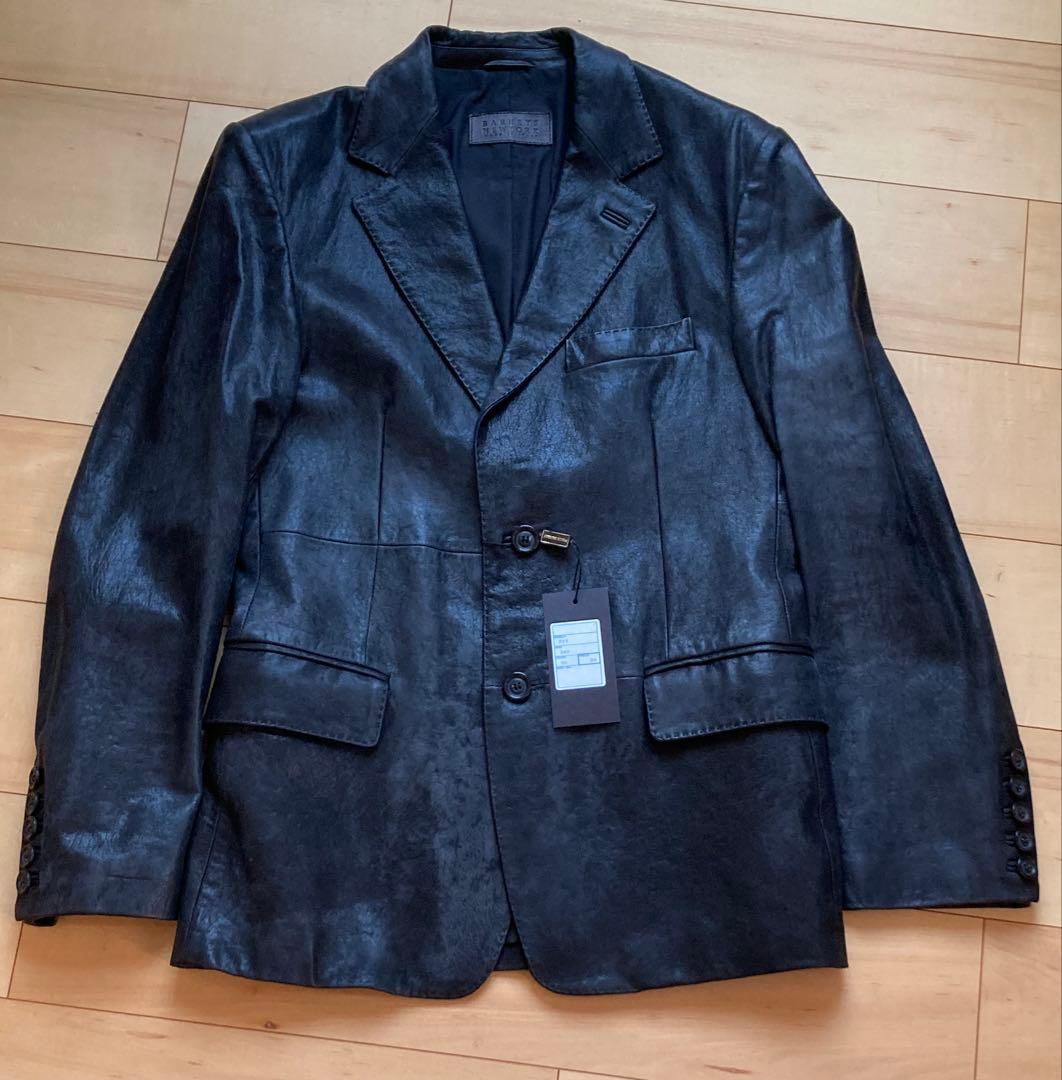 BARNEYS NEW YORK ブラックレザージャケット サイズ50
