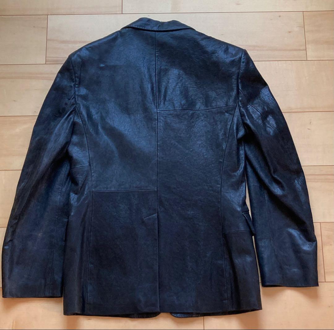 BARNEYS NEW YORK ブラックレザージャケット サイズ50