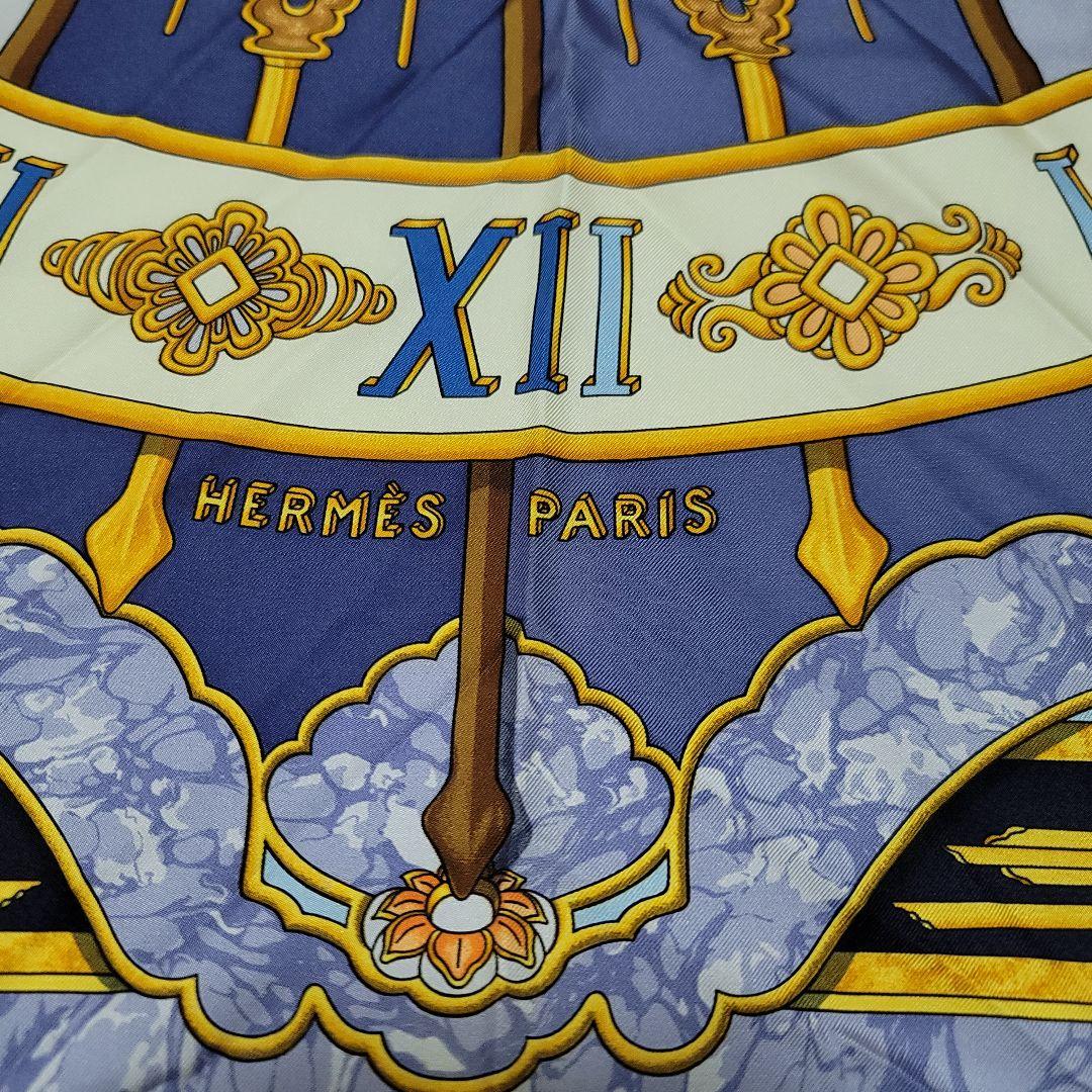 美品✨HERMES エルメス スカーフ カレ90 今日一日を楽しむ 太陽 シルク