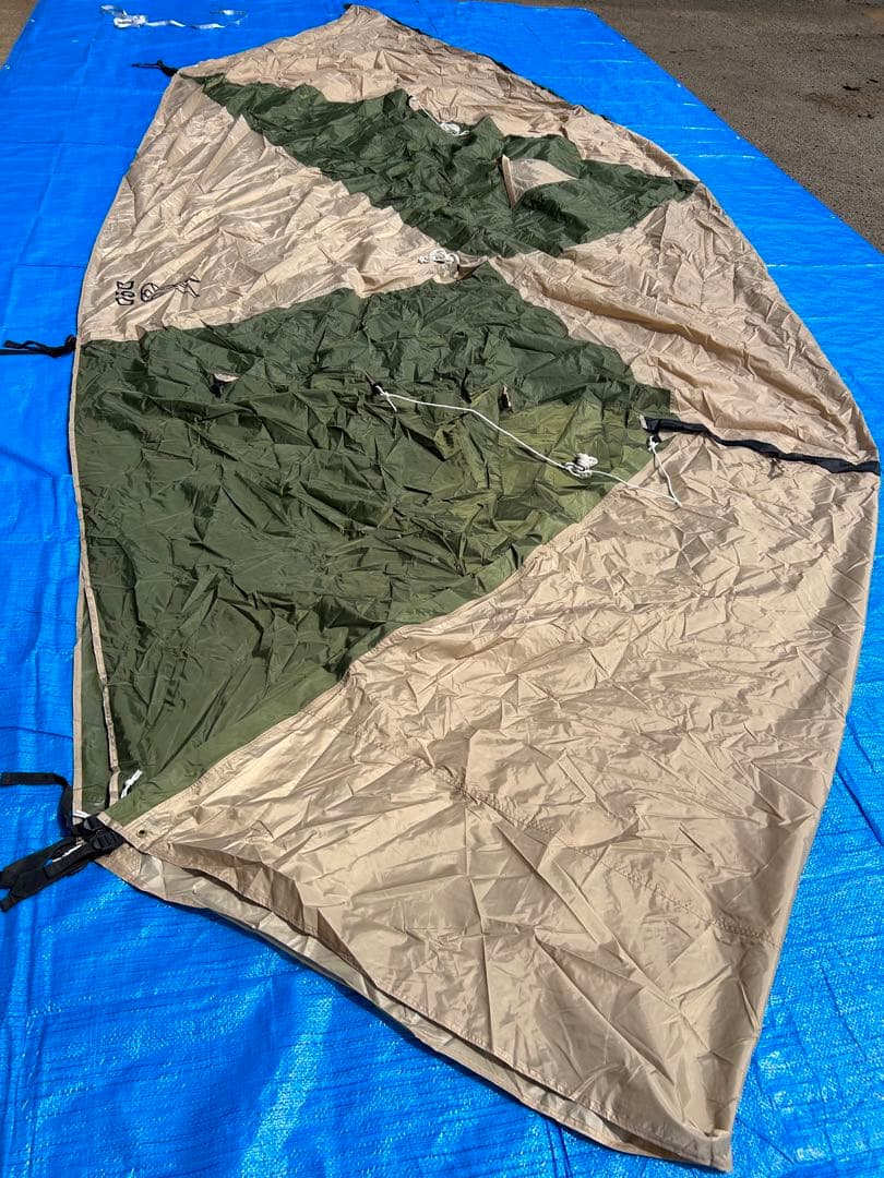 美品 DOD テント ザ・テントL THE TENT T5-624-KH　5人用