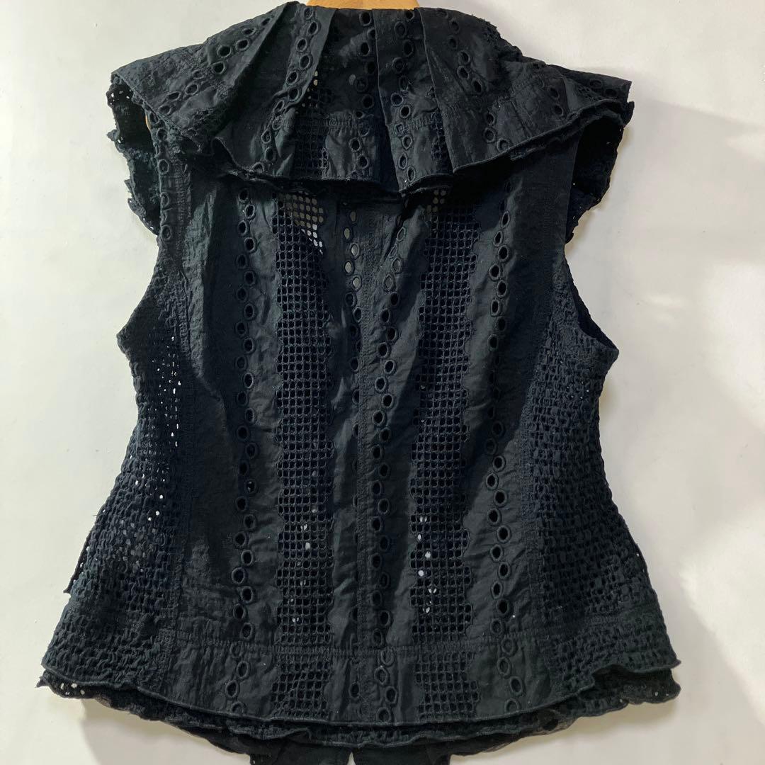 ＊美品＊エイココンドウ／レース　刺繍　ベスト