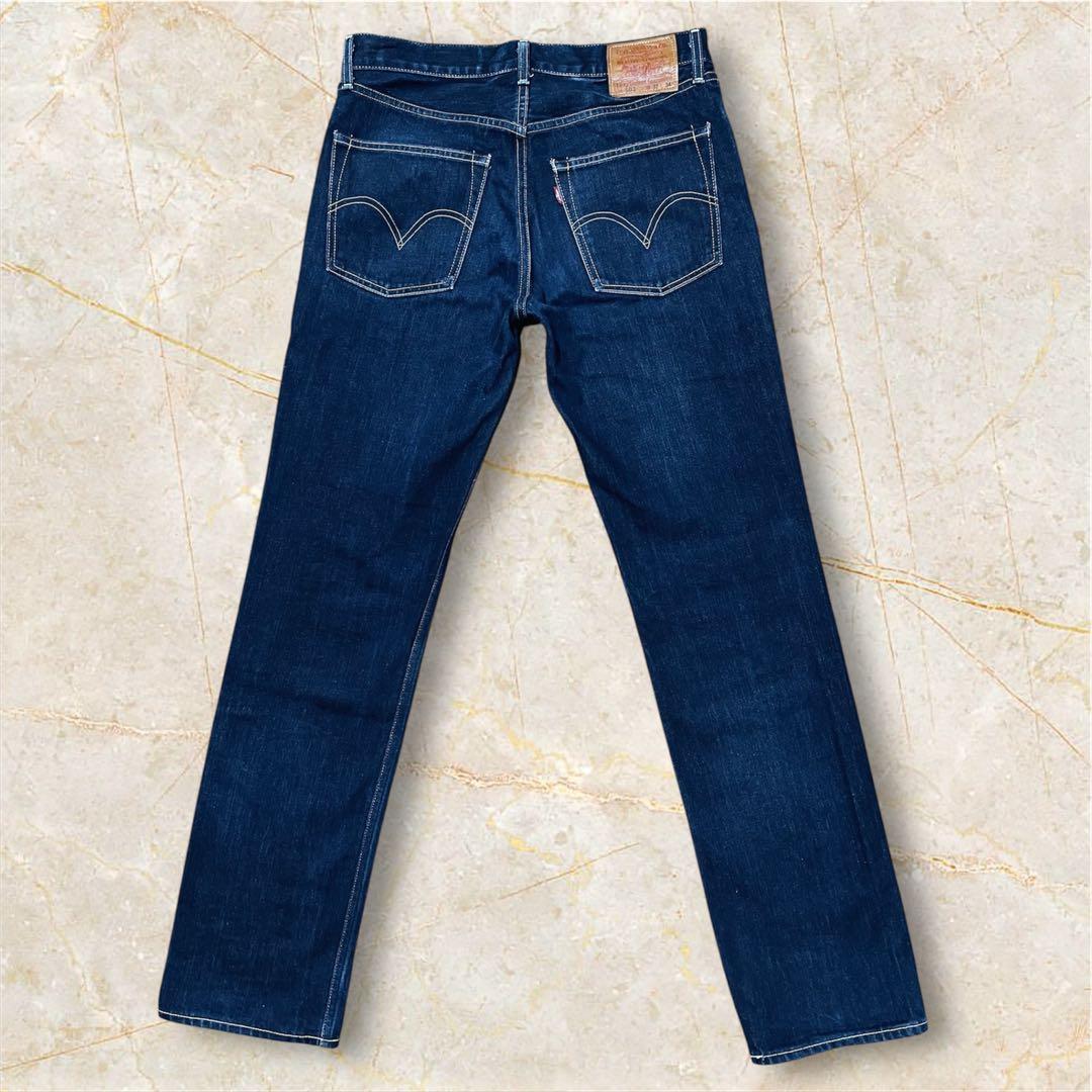【美品】Levi's リーバイス502 セルビッチ赤耳W32 濃紺 日本製
