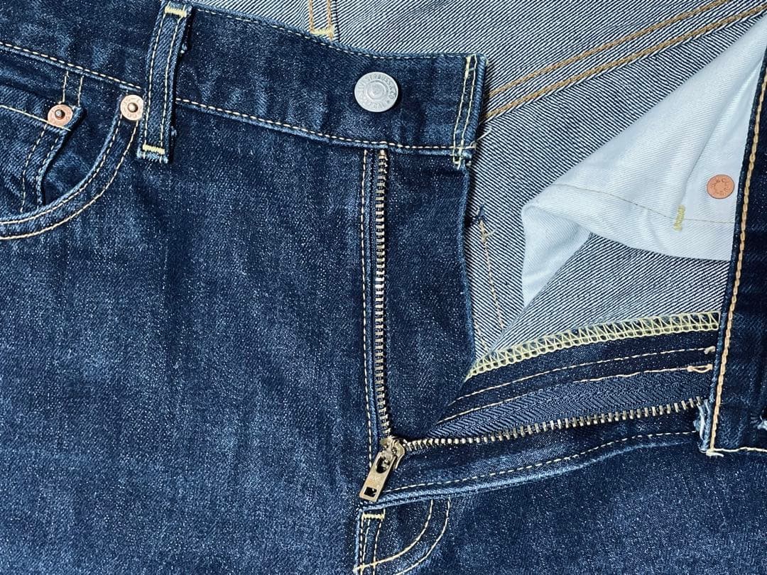 【美品】Levi's リーバイス502 セルビッチ赤耳W32 濃紺 日本製
