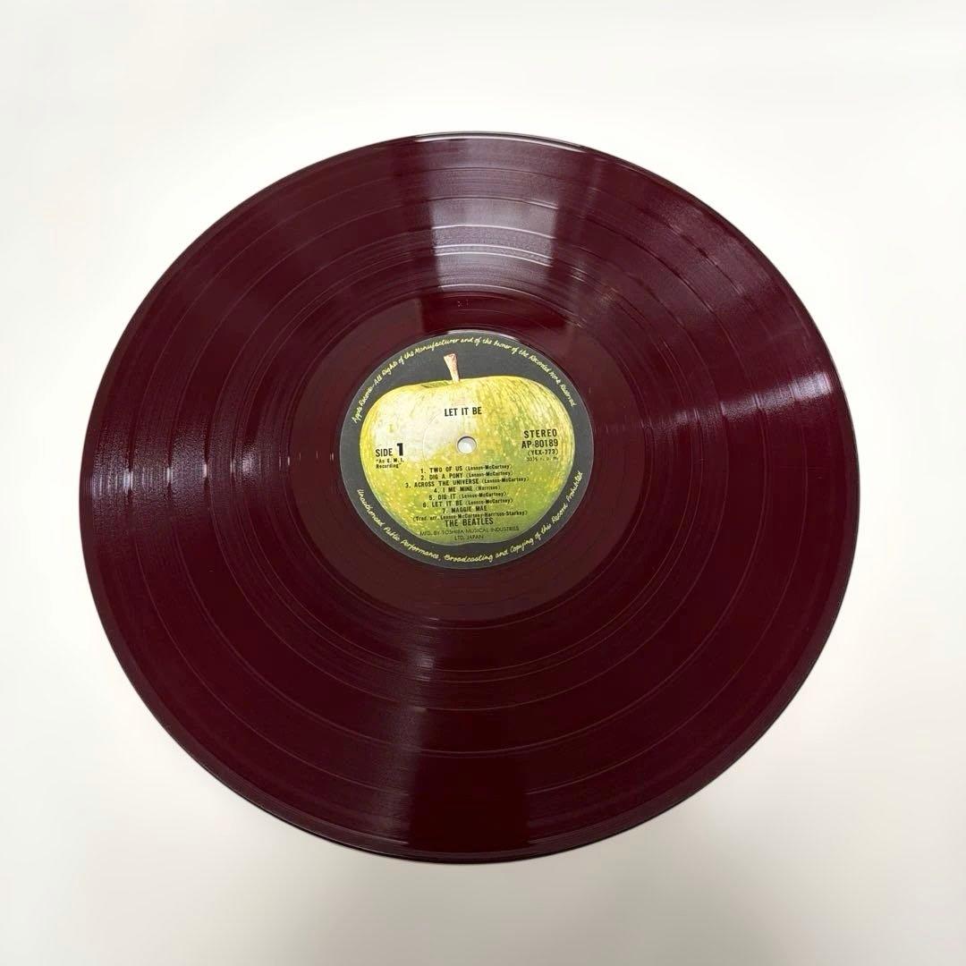 《希少‼️》　ビートルズ LET IT BE 赤盤　国内版　LPレコード