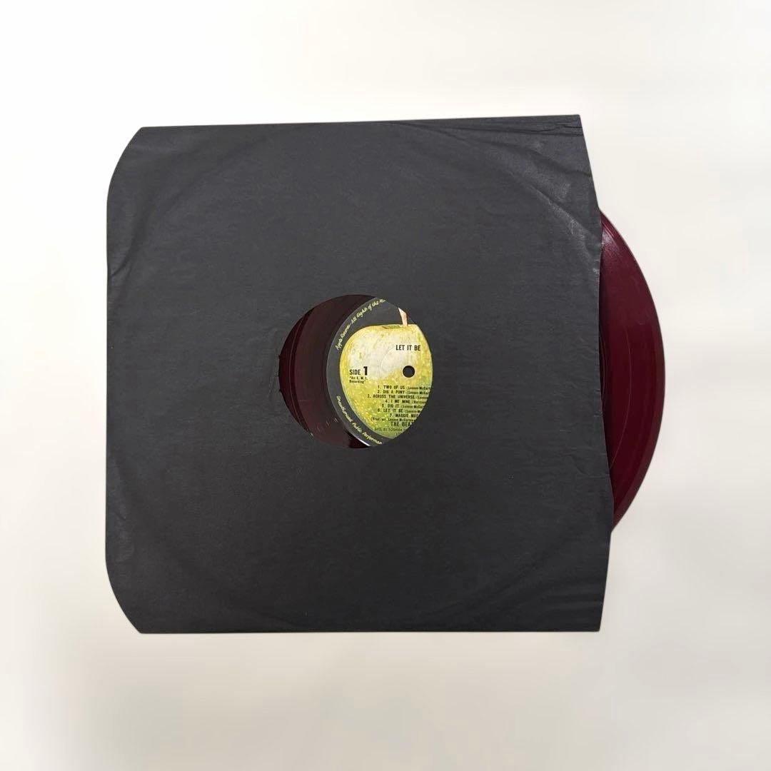 《希少‼️》　ビートルズ LET IT BE 赤盤　国内版　LPレコード