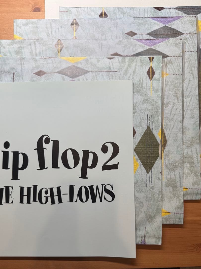 ザ・ハイロウズ flip flop 2 レコード　アナログ