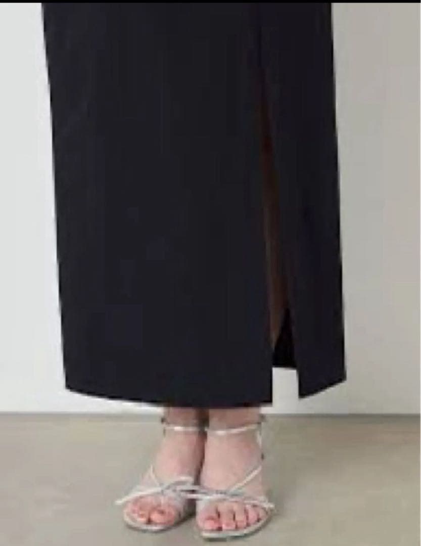 完売品　SNIDEL バルーン フリルスリーブ Iライン ワンピース