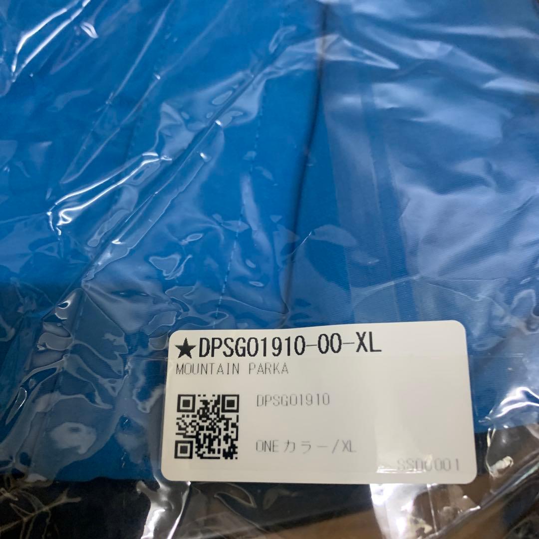 deps × GO OUT マウンテンパーカー XL ブラック×ブルー