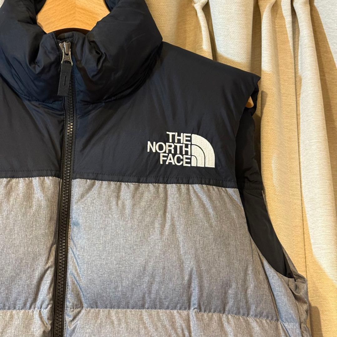 THE NORTH FACE ダウンベスト グレー・ブラック L
