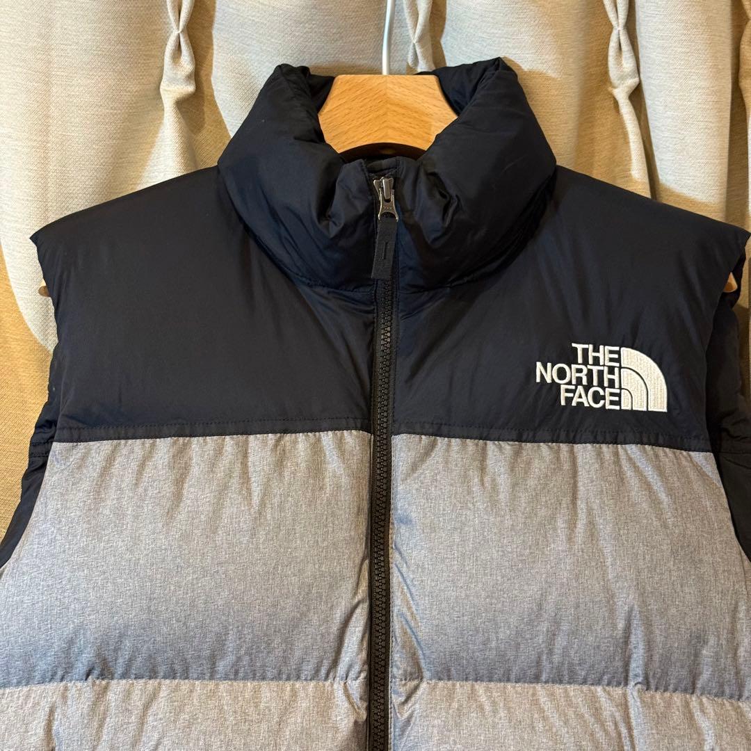 THE NORTH FACE ダウンベスト グレー・ブラック L