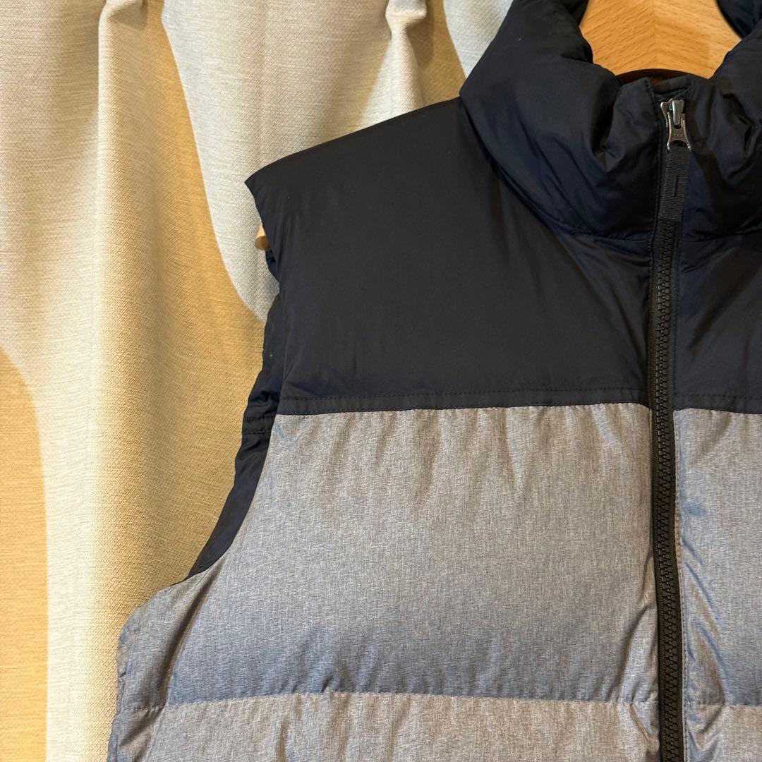 THE NORTH FACE ダウンベスト グレー・ブラック L