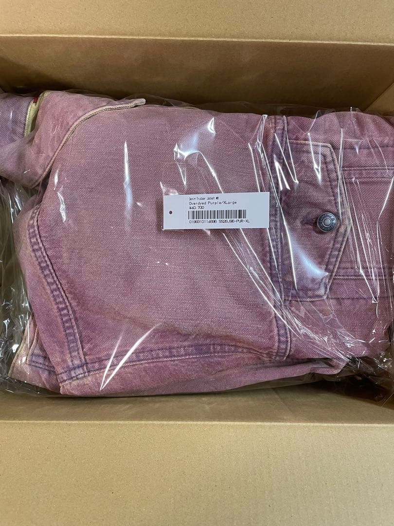 ジャケット・アウター Supreme Denim Trucker Jacket Purple XL