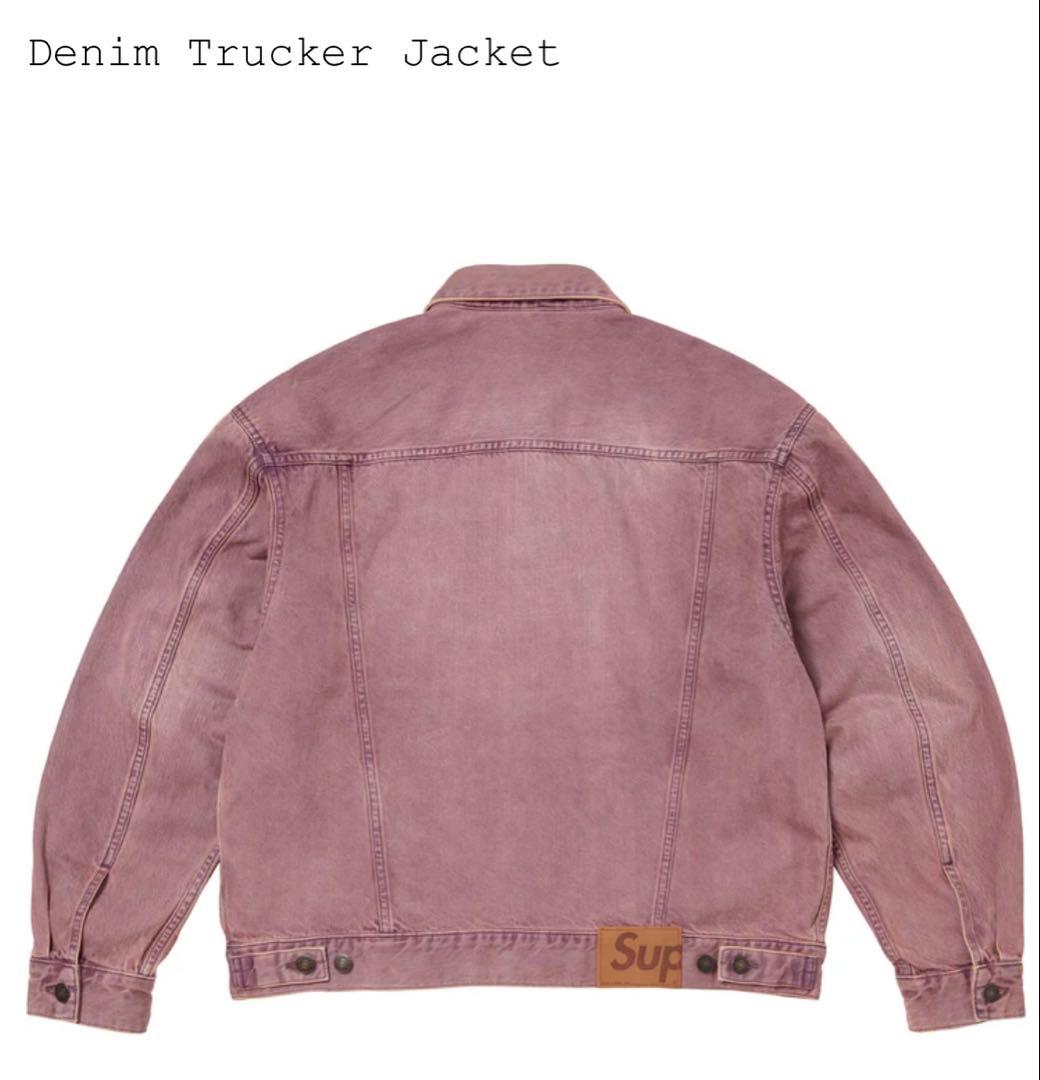 ジャケット・アウター Supreme Denim Trucker Jacket Purple XL