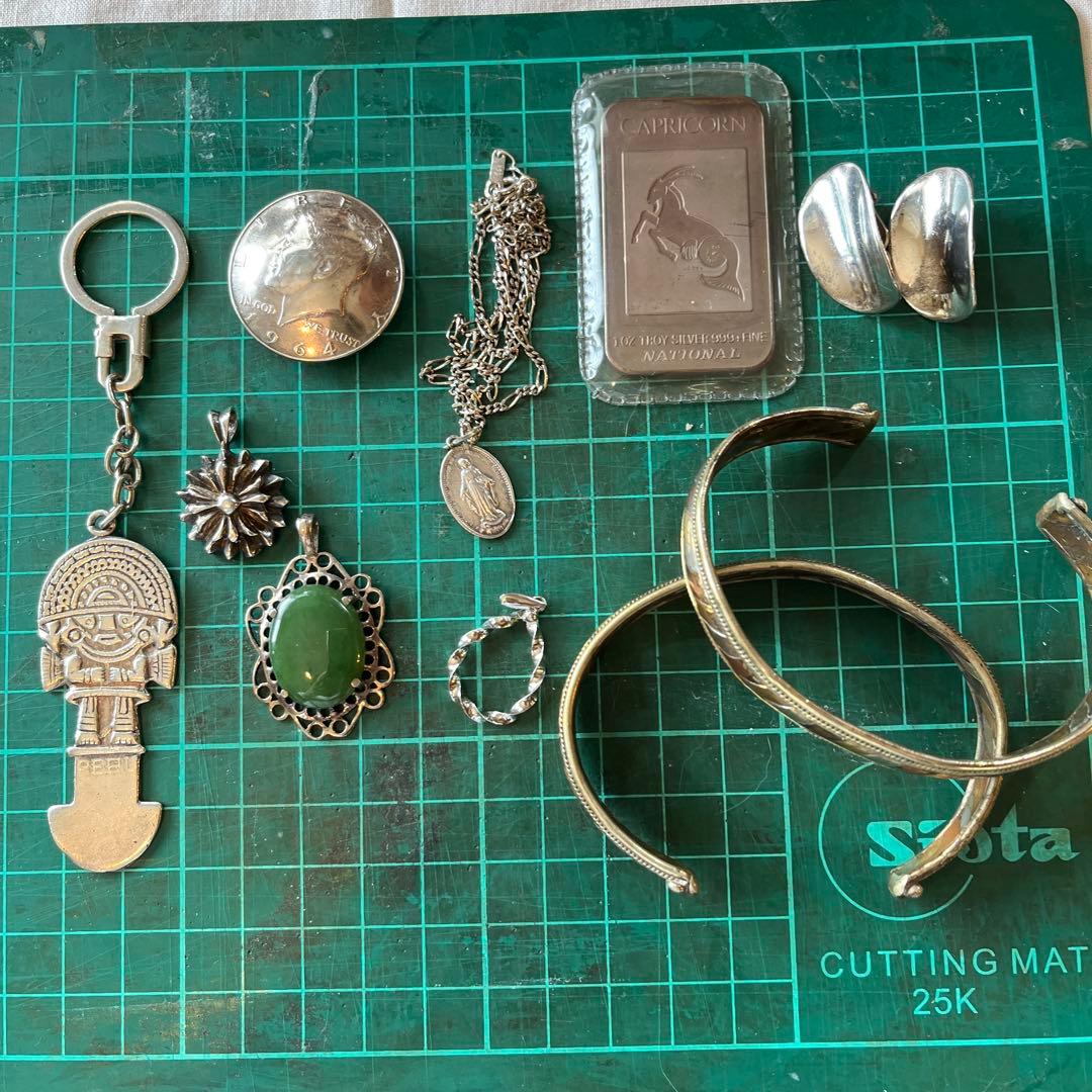 ら*ち様 シルバーアクセサリーセットとビンテージカナダ製インゴット