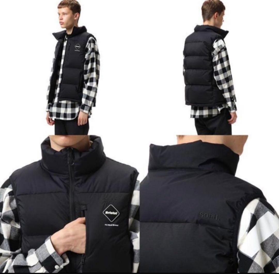 希少 M 新品 21AW F.C.R.B DOWN VEST ダウンベスト