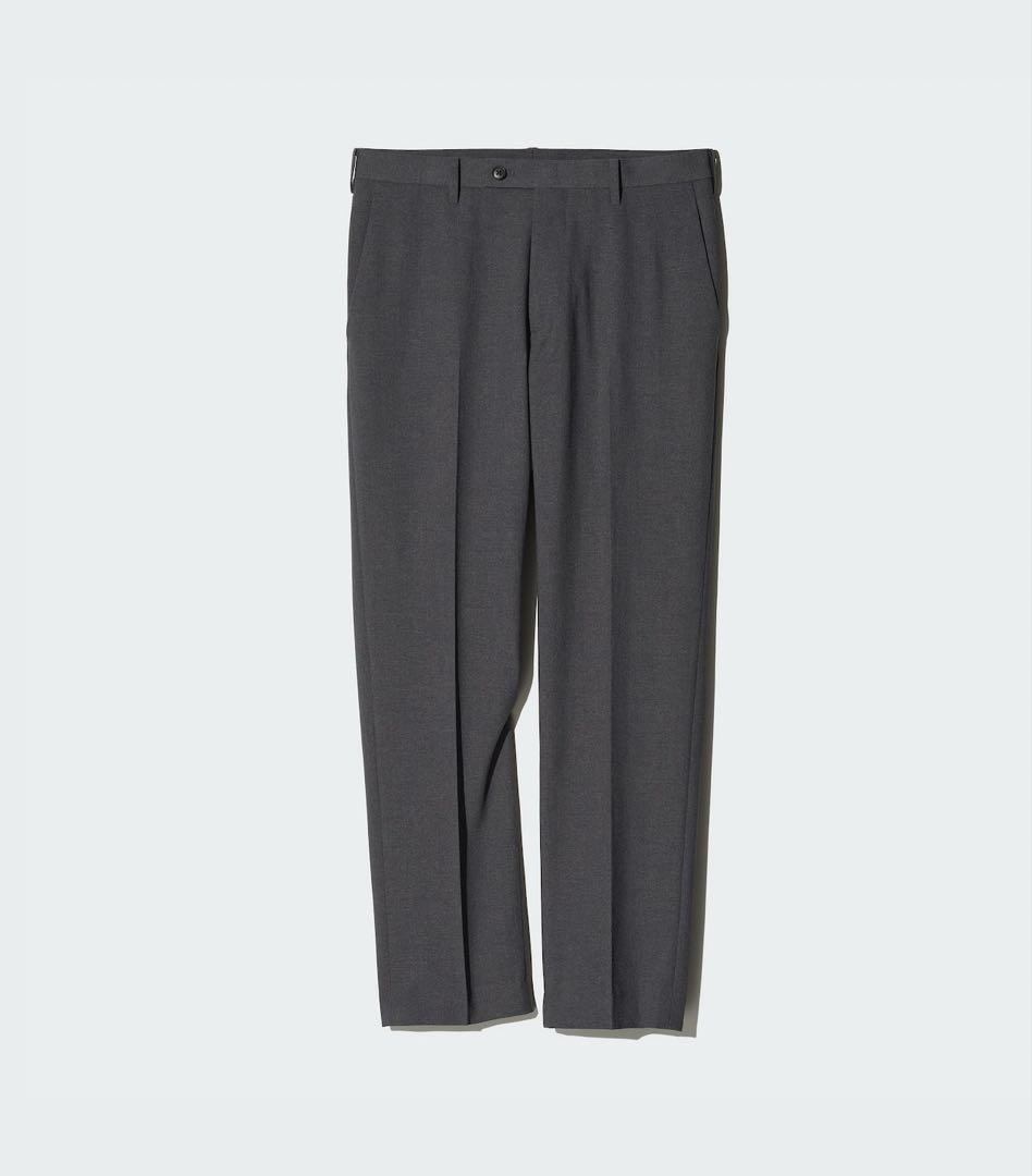 新品未使用　UNIQLOダークグレー 感動パンツ　3本セット