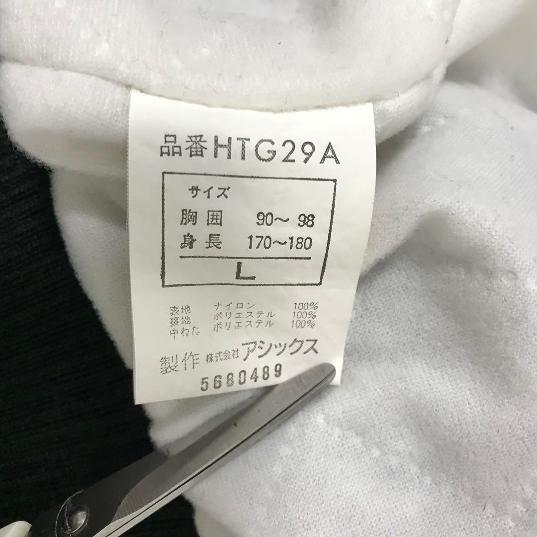 NPB アシックス×阪神タイガース　中綿ナイロンスタジャン　刺繍ワッペンロゴ