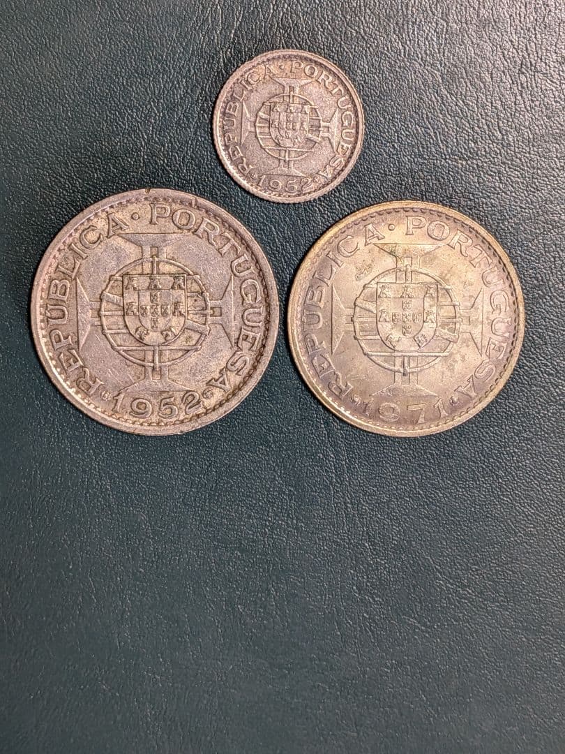 【ポルトガル領マカオ】銀貨3種組!!