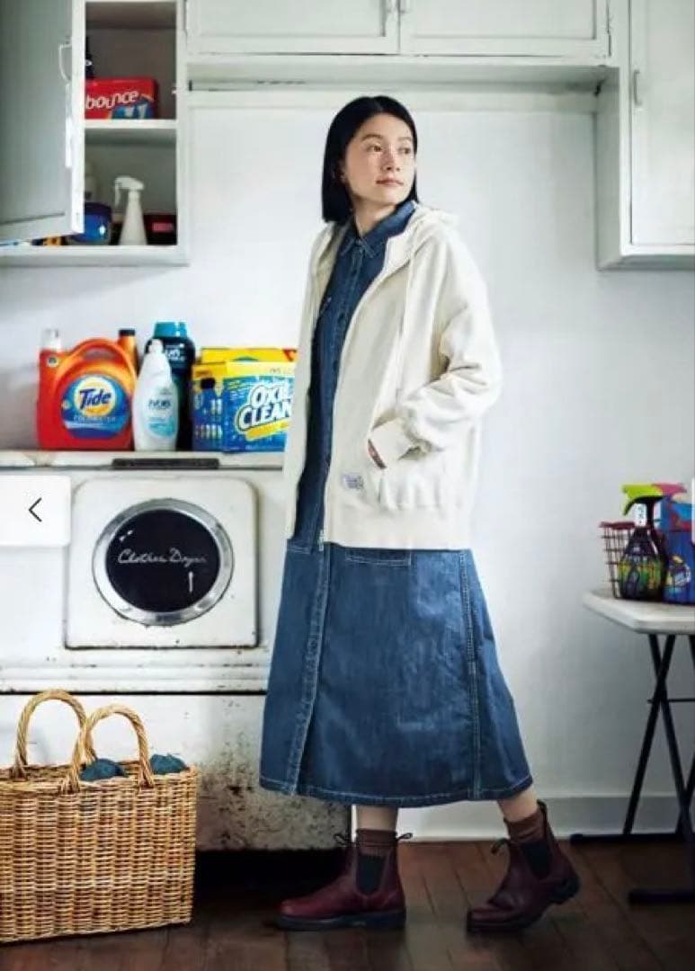 新品✨サニークラウズ ワークはジージャンピース大きいサイズ【XL】羽織り