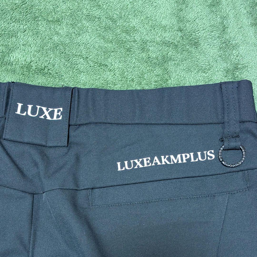 【新品】LUXEAKMPLUS サイドロゴグラフェンストレッチパンツ XLサイズ