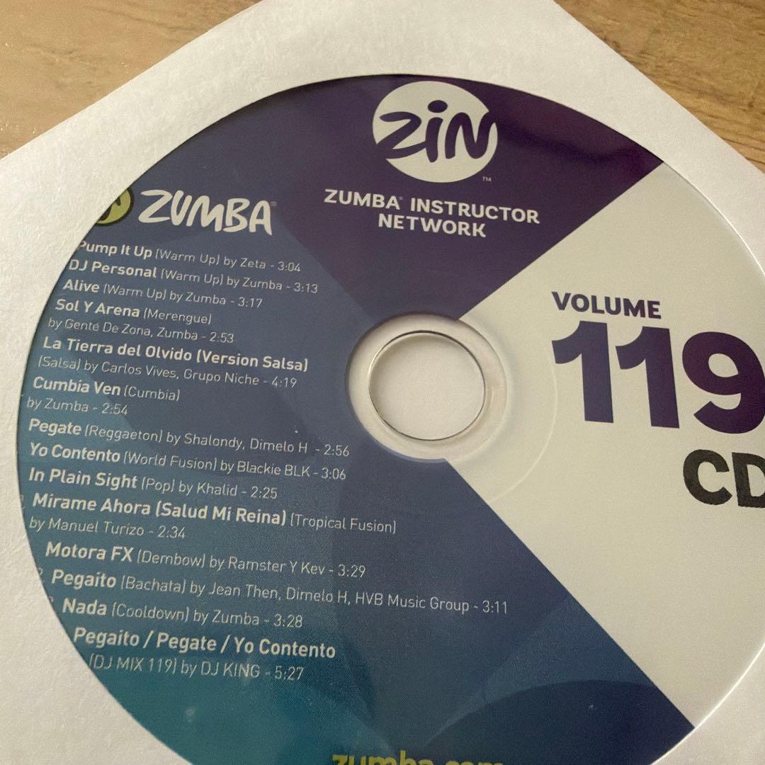 ZUMBA ダンス ズンバ 119 最新版　DVD CD 2枚