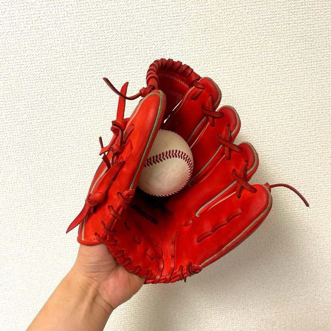 118 ミズノ グローバルエリート 極美品 即戦力 軟式少年 内野手用グローブ