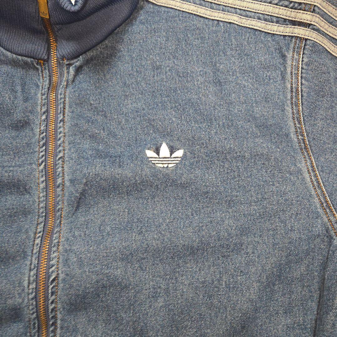 adidas デニムトラックジャケット ファイヤーバード