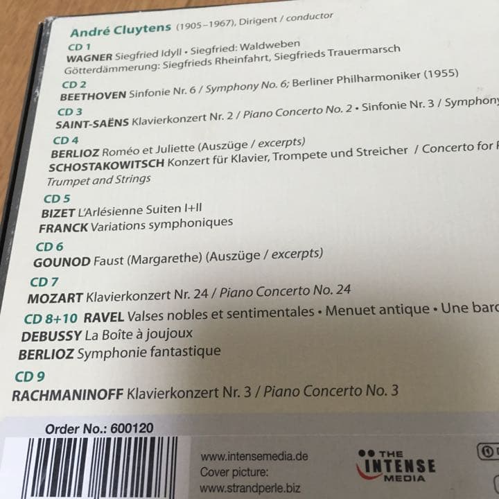 クリュイタンス　10CD