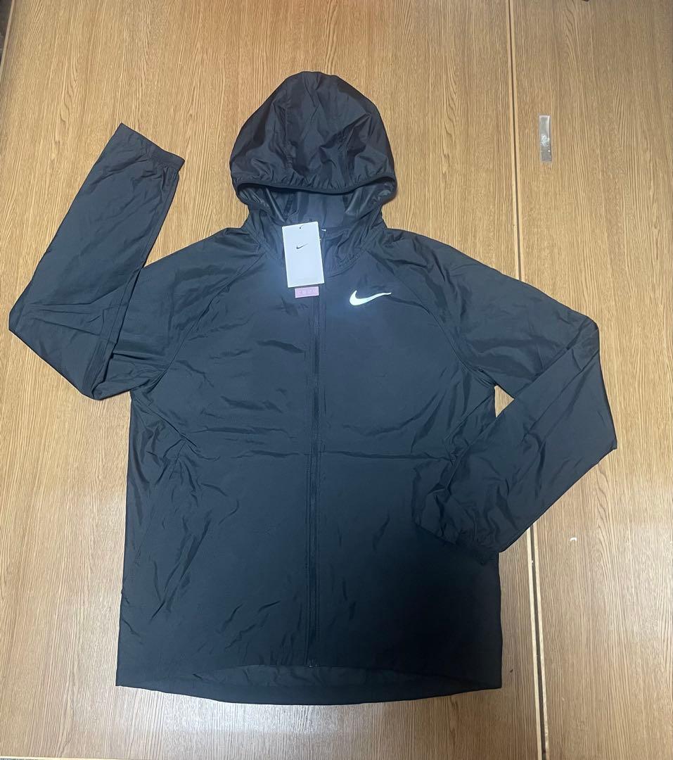 [新品] NIKE ナイキ　ランニングジャケット　パーカー　Mサイズ　ブラック