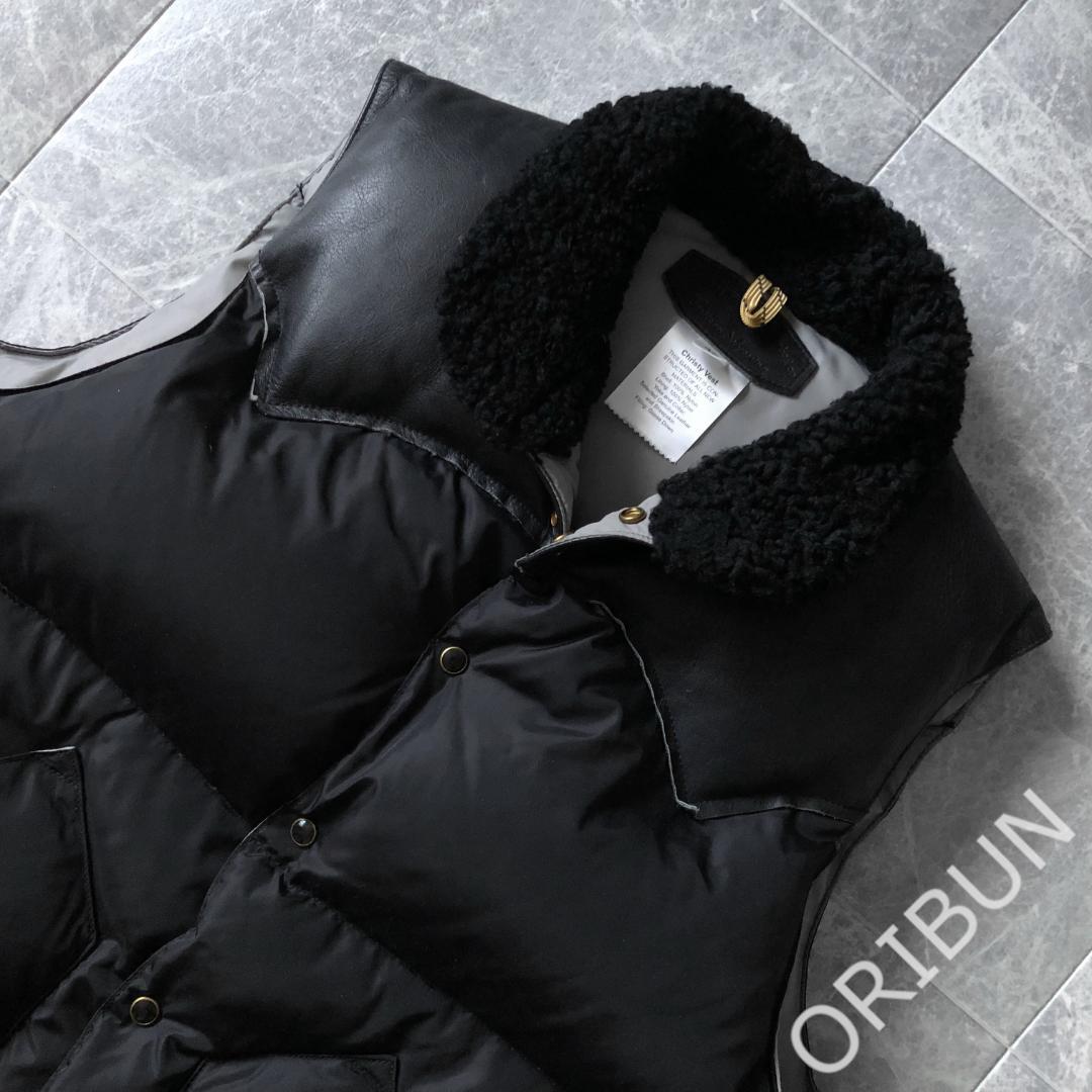 ROCKY MOUNTAIN Christy Vest 襟ムートン ダウンベスト