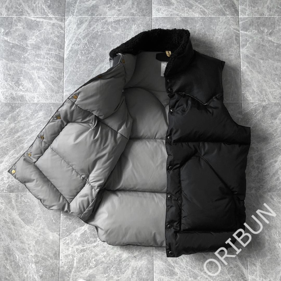 ROCKY MOUNTAIN Christy Vest 襟ムートン ダウンベスト