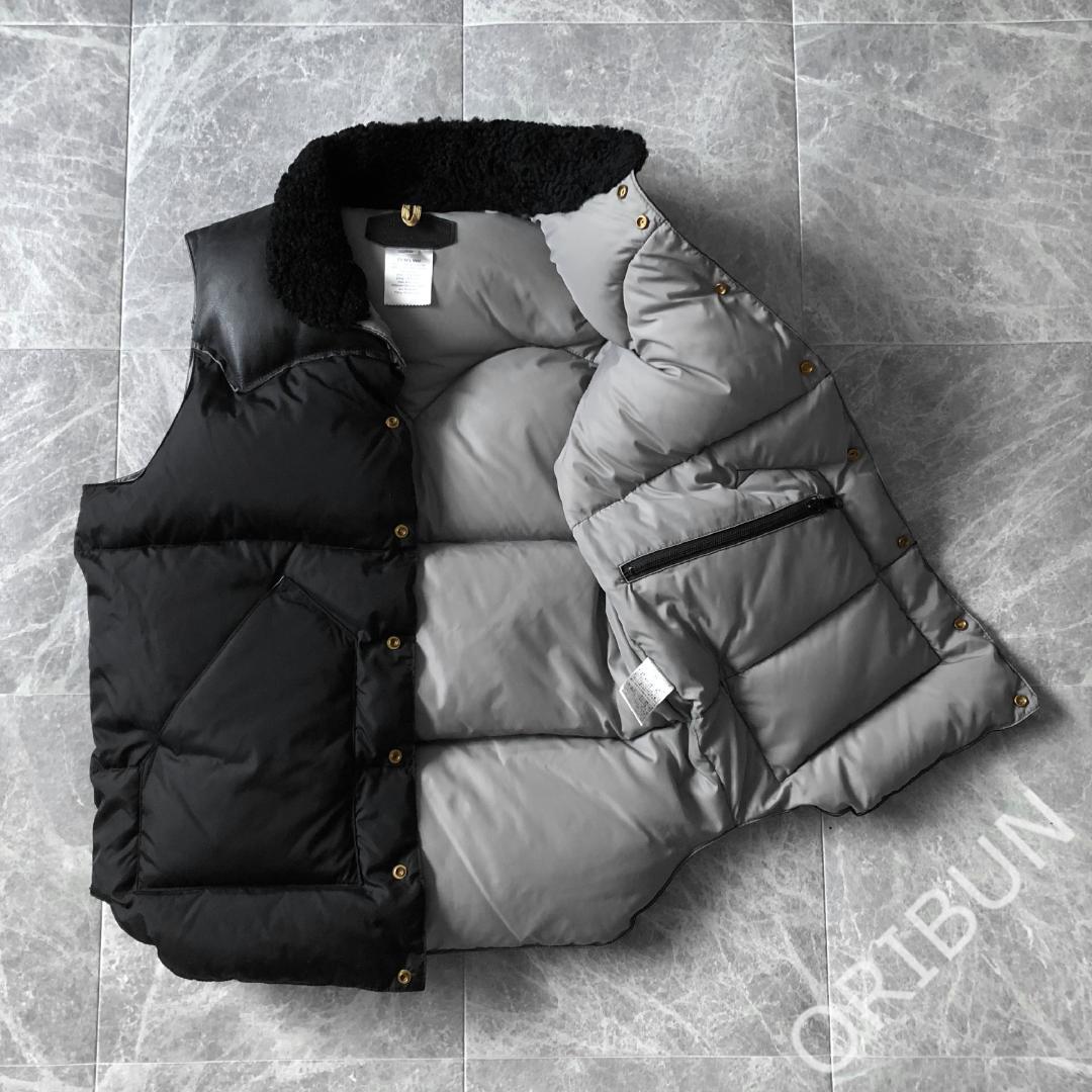 ROCKY MOUNTAIN Christy Vest 襟ムートン ダウンベスト