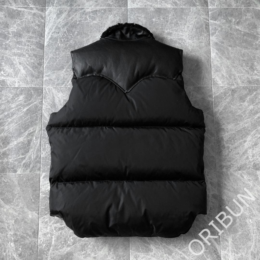 ROCKY MOUNTAIN Christy Vest 襟ムートン ダウンベスト