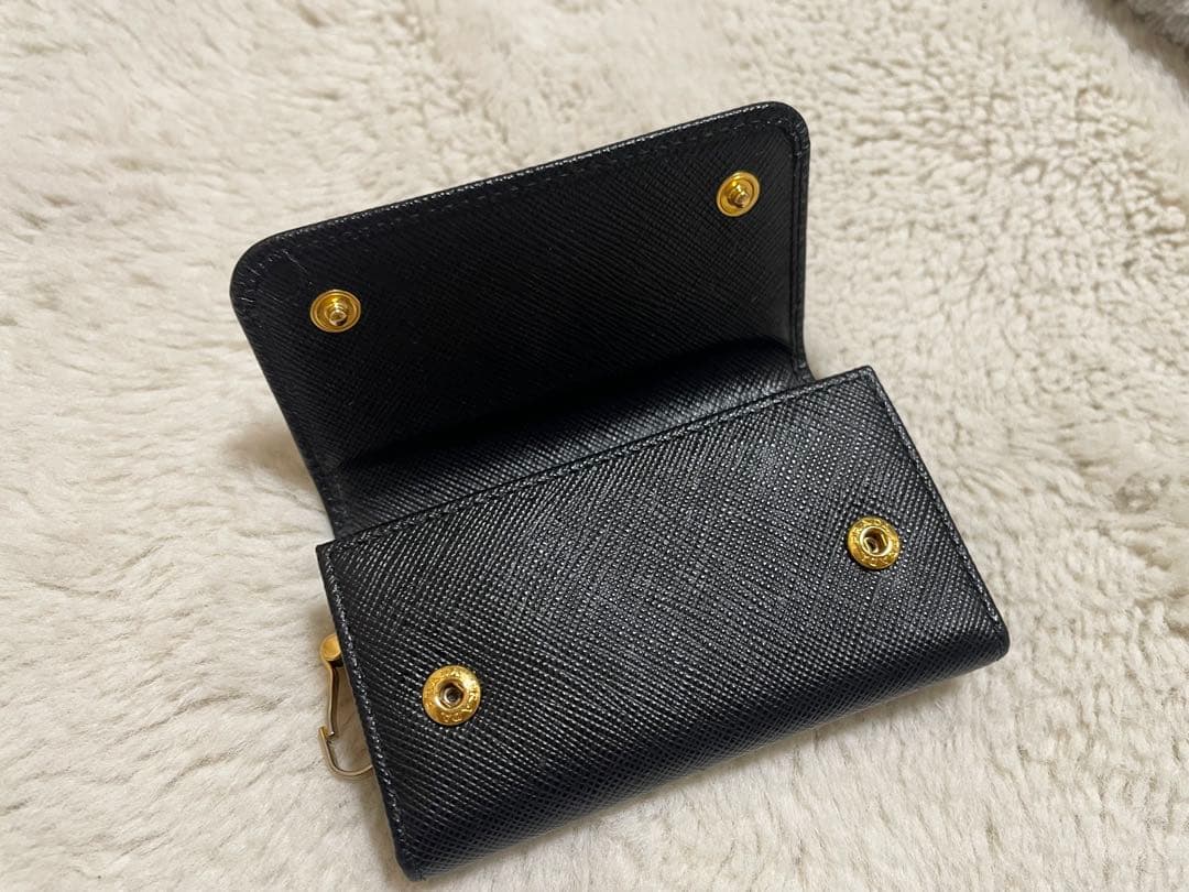 PRADA ブラック キーケース レディース