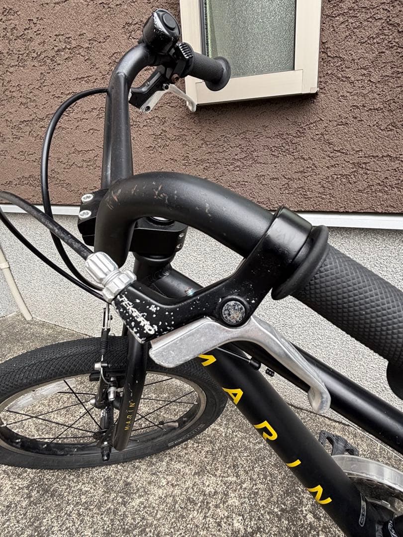 マリン　18インチ　マットブラック　キッズ自転車